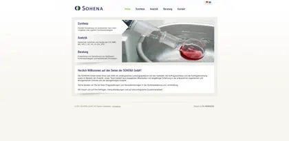 Screenshot of Sohena GmbH