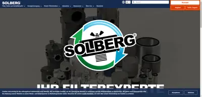 Screenshot of Solberg International GmbH