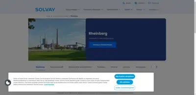 Screenshot of Solvay Specialty Polymers Germany GmbH