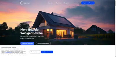 Screenshot of SONNEN Engineering & Consulting