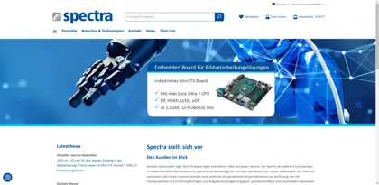 Screenshot of Spectra GmbH & Co.KG