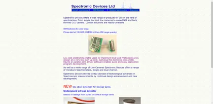 Screenshot of Spectronic Devices Ltd.