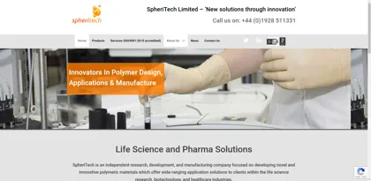 Screenshot of SpheriTech Ltd