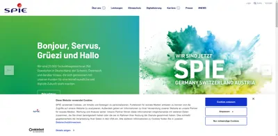 Screenshot of SPIE GmbH