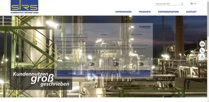 Screenshot of SRS Schmierstoff Vertrieb GmbH