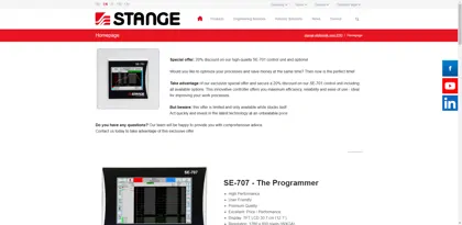 Screenshot of Stange Elektronik GmbH