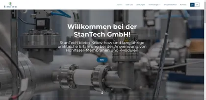 Screenshot of Stan Tech GmbH