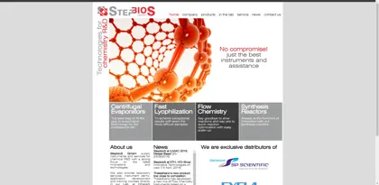 Screenshot of Stepbios GmbH