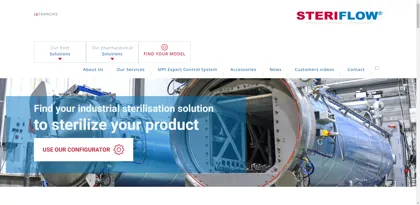 Screenshot of Steriflow S.A.S.