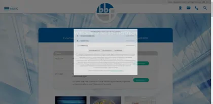 Screenshot of BBF Sterilisationsservice GmbH