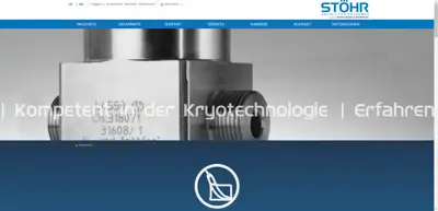 Screenshot of STÖHR ARMATUREN GmbH & Co KG