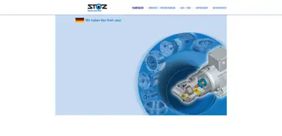 Screenshot of STOZ Pumpenfabrik GmbH