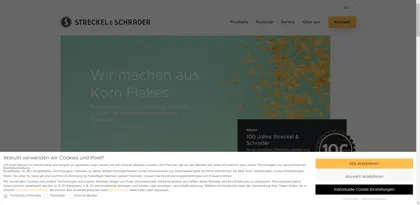 Screenshot of Streckel & Schrader GmbH & Co. KG