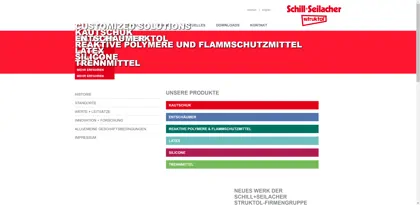 Screenshot of Schill+Seilacher "Struktol" GmbH