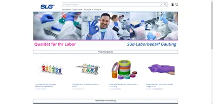 Screenshot of SÜD LABORBEDARF GmbH