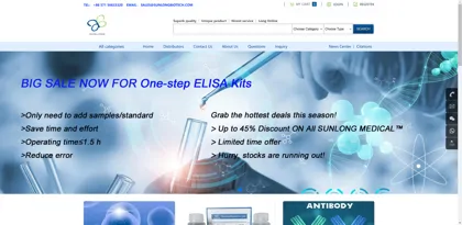 Screenshot of Hangzhou Shenglong Biotechnology Co., Ltd.
