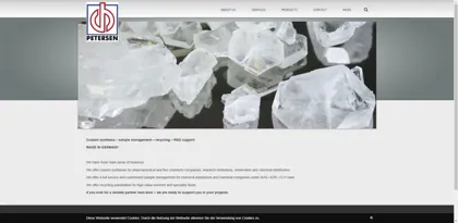 Screenshot of Chemische Laboratorien Dr. Christoph Mark