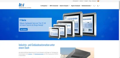 Screenshot of tci - Gesellschaft für technische Informatik mbH