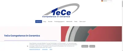 Screenshot of Technical Ceramics  GmbH & Co. KG