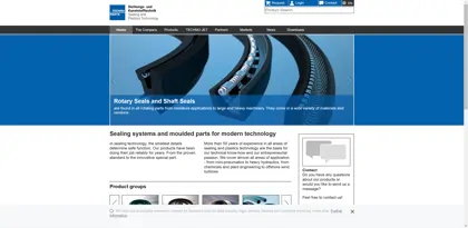 Screenshot of TECHNO-PARTS GmbH