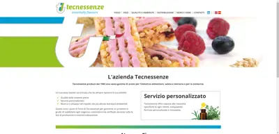 Screenshot of Tecnessenze srl