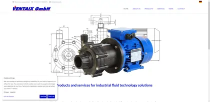 Screenshot of DTF Dr. Teichmann Filtertechnik GmbH