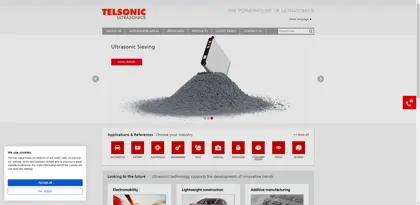 Screenshot of Telsonic AG