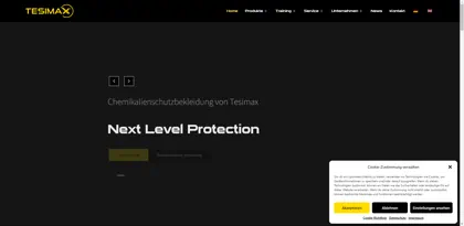 Screenshot of Tesimax-Altinger GmbH