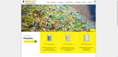 Screenshot of Texplast GmbH