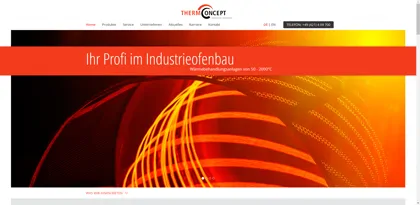 Screenshot of Thermconcept Dr. Fischer GmbH & Co. KG