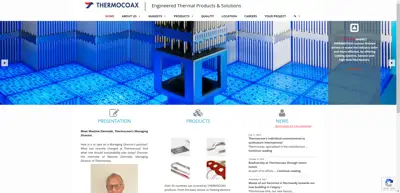 Screenshot of THERMOCOAX SAS