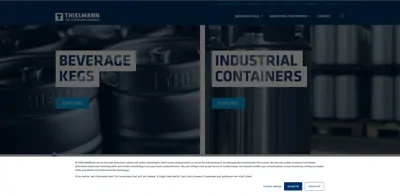 Screenshot of Thielmann Container  Systeme