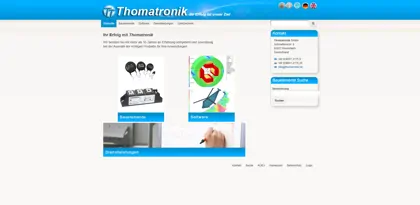 Screenshot of Thomatronik Herbert M. Müller GmbH