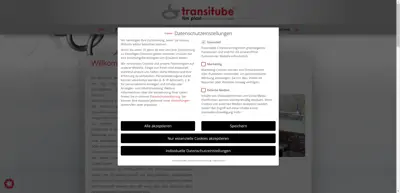 Screenshot of Transitube Tim Plast Anlagenbau GmbH