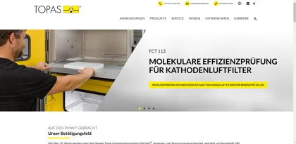 Screenshot of Topas GmbH