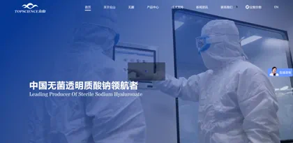 Screenshot of Shandong Zhongshan Biotechnology Co., Ltd.