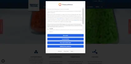 Screenshot of Treffert GmbH & Co.KG