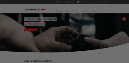 Screenshot of Ulman Dichtungstechnik GmbH