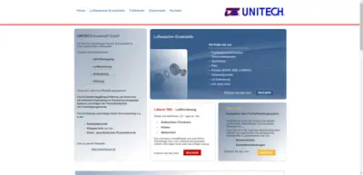 Screenshot of UNITECH-Kunststoff   GmbH