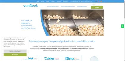 Screenshot of Van Beek BV