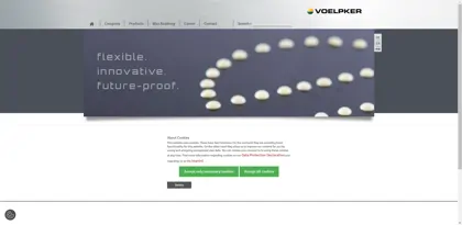 Screenshot of Völpker Spezialprodukte GmbH