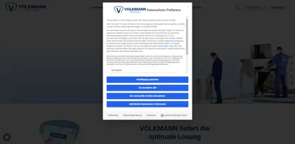 Screenshot of Volkmann GmbH