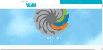 Screenshot of Vomm Impianti e Processi,Srl