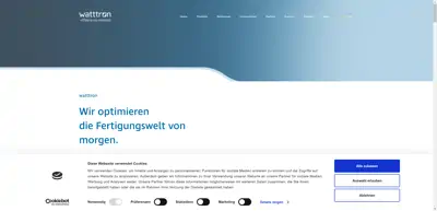 Screenshot of watttron GmbH