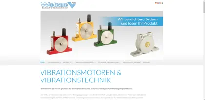 Screenshot of Webac Vibrator Gesellschaft für Vibrationstechnik mbH