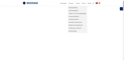 Screenshot of Weisshaar GmbH & Co. KG