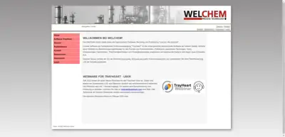 Screenshot of WelChem GmbH