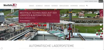 Screenshot of Westfalia-WST-Systemtechnik GmbH & Co KG