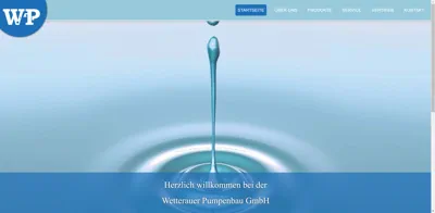 Screenshot of Wetterauer Pumpenbau Kostorz GmbH