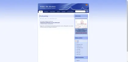 Screenshot of Wissenschaftliche Geräteentwicklung Dr. Bures GmbH & Co KG